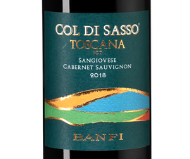 Вино Col di Sasso, (118564), красное полусухое, 2018 г., 0.375 л, Коль ди Сассо цена 1490 рублей