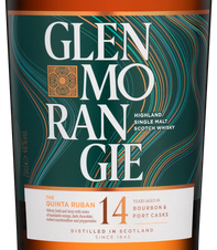 Виски Glenmorangie The Quinta Ruban 14 Years Old в подарочной упаковке, (142723), gift box в подарочной упаковке, Односолодовый 14 лет, Шотландия, 0.7 л, Гленморанджи Кинта Рубан 14-летний цена 8990 рублей