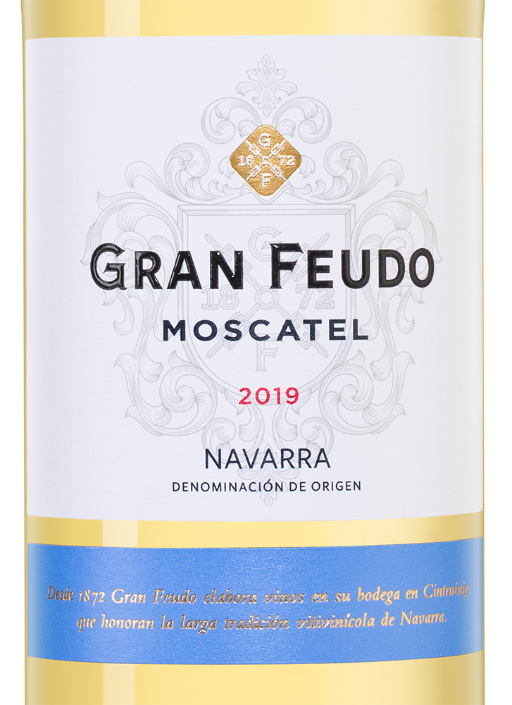 Вино Gran Feudo Moscatel, Bodegas Chivite, 2019, (122459), Испания, Наварра, белое, сухое, 0.75 л, Гран Феудо Москатель, цена 1718 рублей