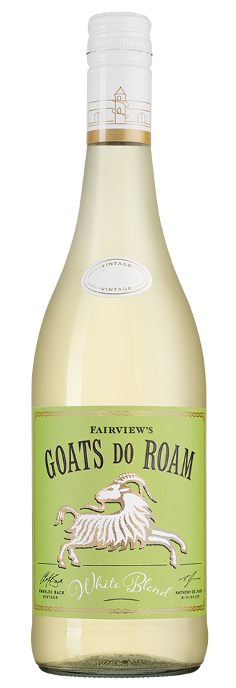 Вино Goats do Roam White, Fairview, 2020, (128676), Южная Африка, Вестерн Кейп, белое, сухое, 0.75 л, Гоутс ду Роум Уайт, цена 2490 рублей