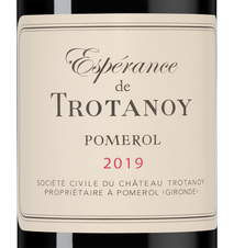 Вино Chateau Gazin (Pomerol), (103620), красное сухое, 2019 г., 0.75 л, Эсперанс де Тротануа цена 16990 рублей