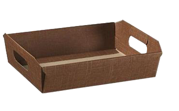 Подарочные коробки Подарочная коробка Cesto Seta Marrone, (83283), Италия, Коробка CESTO 