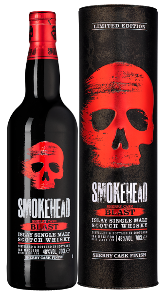 Виски Smokehead Sherry Cask Blast в подарочной упаковке
