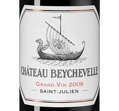 Вино Chateau Beychevelle, (117667), красное сухое, 2008 г., 0.75 л, Шато Бешвель цена 31990 рублей