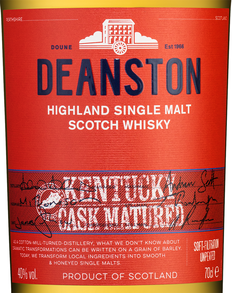 Виски Deanston Kentucky Cask Matured, (142526), Шотландия, Хайленд, 0.7 л, Динстон Кентукки Каск, цена 7990 рублей