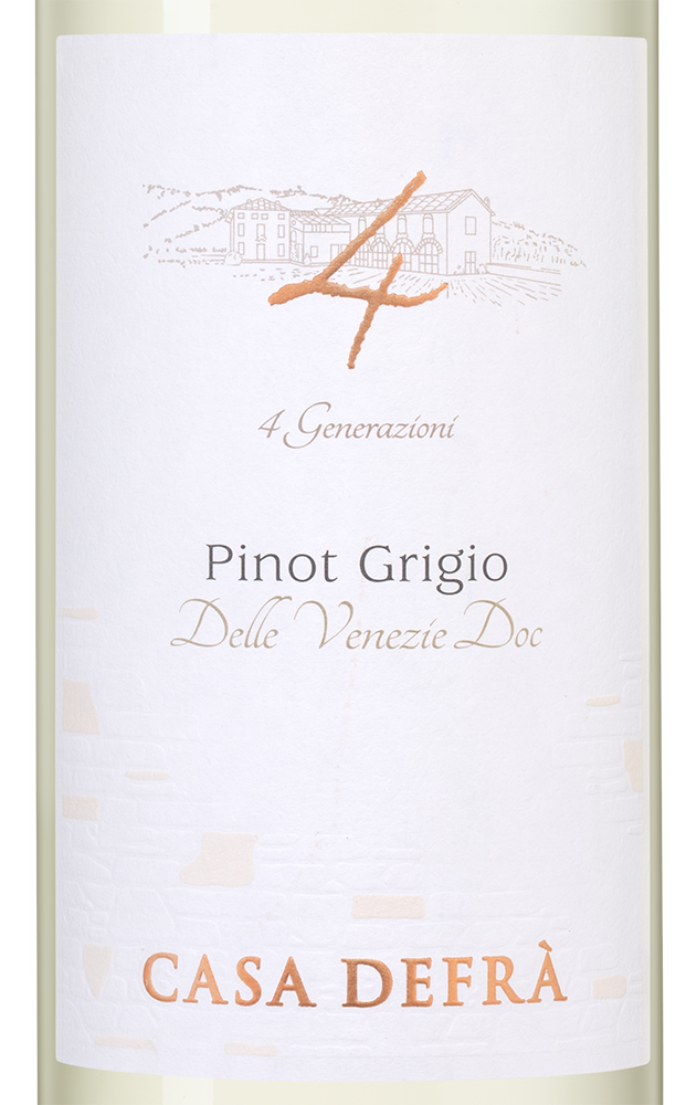 Вино Pinot Grigio, Casa Defra, 2023, (147210), Италия, Венето, белое, полусухое, 0.75 л, Пино Гриджо, цена 1790 рублей