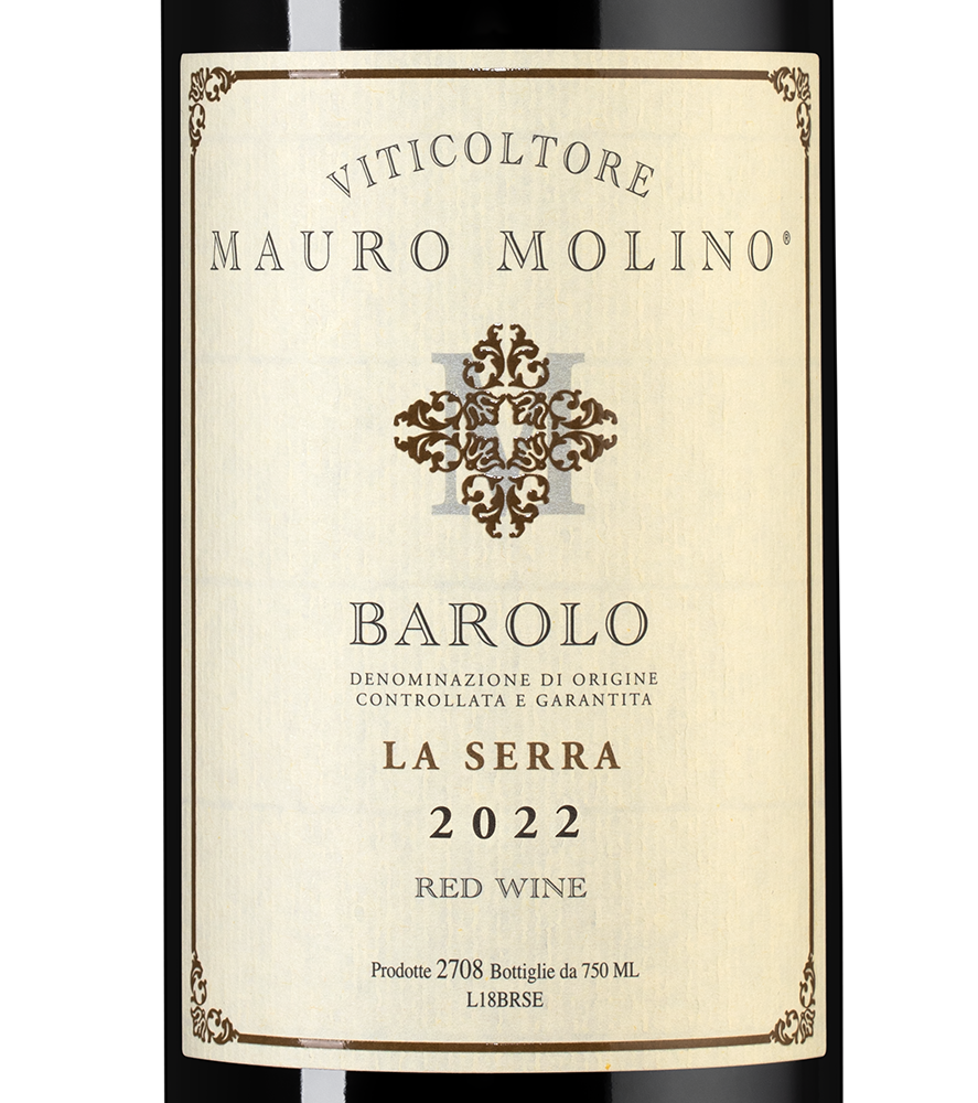 Вино Barolo La Serra, Mauro Molino, 2022, (160521), Италия, Пьемонт, красное, сухое, 0.75 л, Бароло Ла Серра, цена 22490 рублей