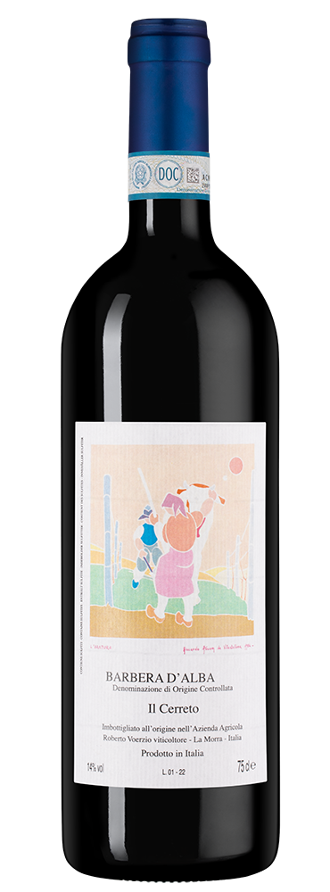 Вино Barbera d`Alba Il Cerreto, Roberto Voerzio, 2022, (158057), Италия, Пьемонт, красное, сухое, 0.75 л, Барбера д'Альба Иль Черрето, цена 13490 рублей