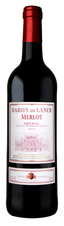 Вино Merlot Baron de Lance, (95213), красное сухое, 2013 г., 0.75 л, Мерло Барон де Ланс цена 950 рублей