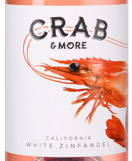Вино Crab & More White Zinfandel, (145830), розовое полусладкое, 0.75 л, Краб энд Мо Уайт Зинфандель цена 1590 рублей