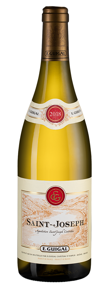 Вино Saint-Joseph Blanc, Guigal, 2018, (118113), Франция, Долина Роны, белое, сухое, 0.75 л, Сен-Жозеф Блан, цена 8990 рублей