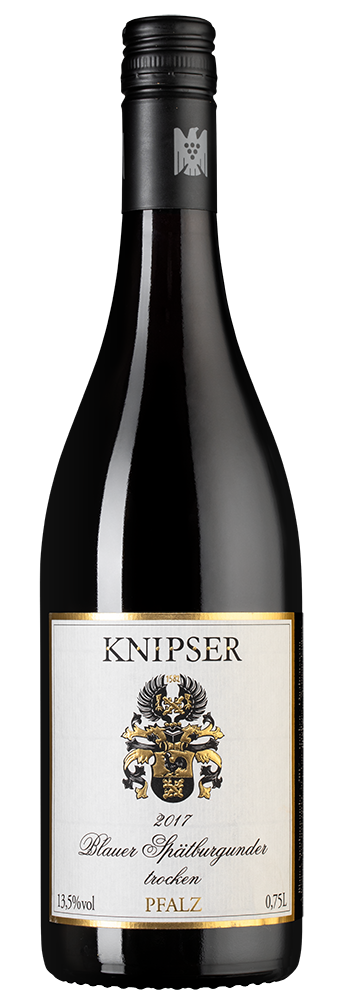 Вино Spatburgunder Blauer, Knipser, 2017, (135507), Германия, Пфальц, красное, сухое, 0.75 л, Шпетбургундер Блауэр, цена 4493 рублей