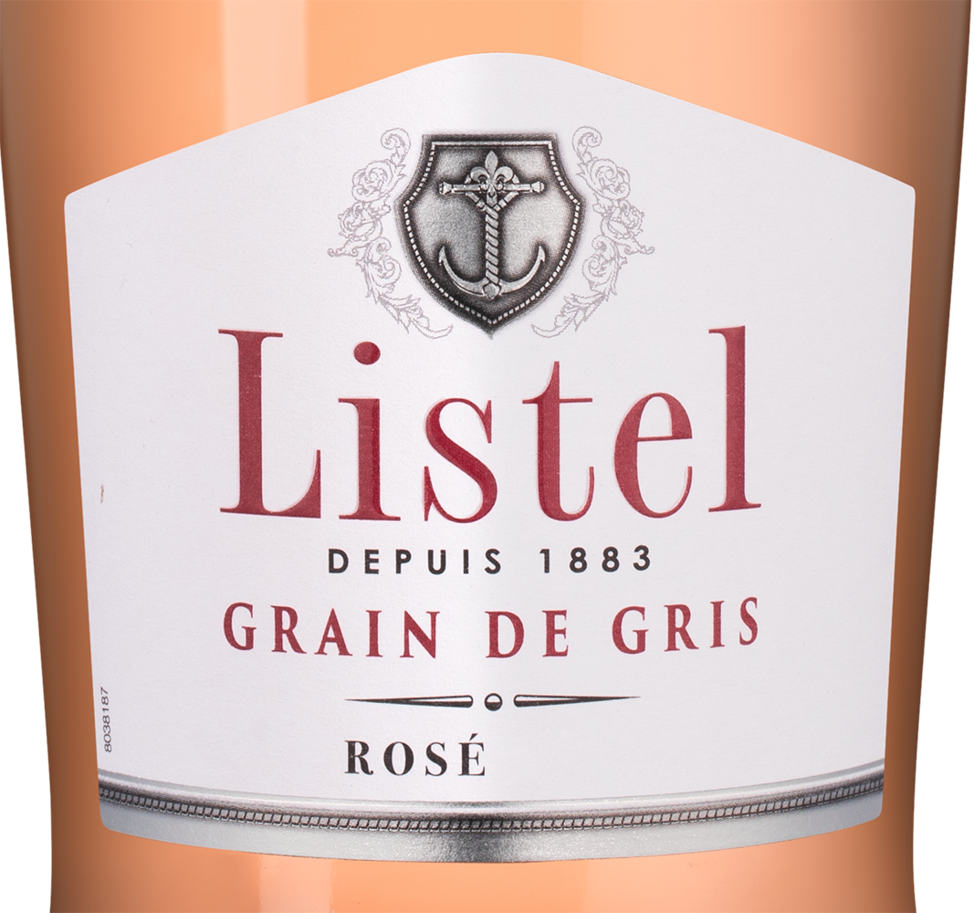 Вино Grain de Gris, Listel, 2024, (155274), Франция, Лангедок-Руссильон, розовое, сухое, 0.75 л, Грен де Гри, цена 2390 рублей