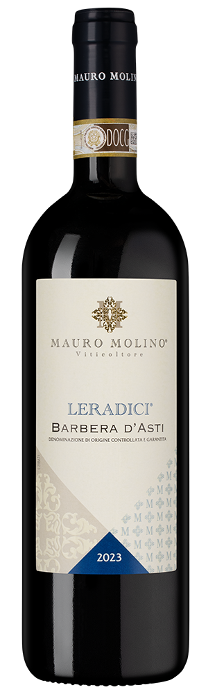 Вино Barbera d’Asti Leradici, Mauro Molino, 2023, (157835), Италия, Пьемонт, красное, сухое, 0.75 л, Барбера д'Асти Лерадичи, цена 4490 рублей