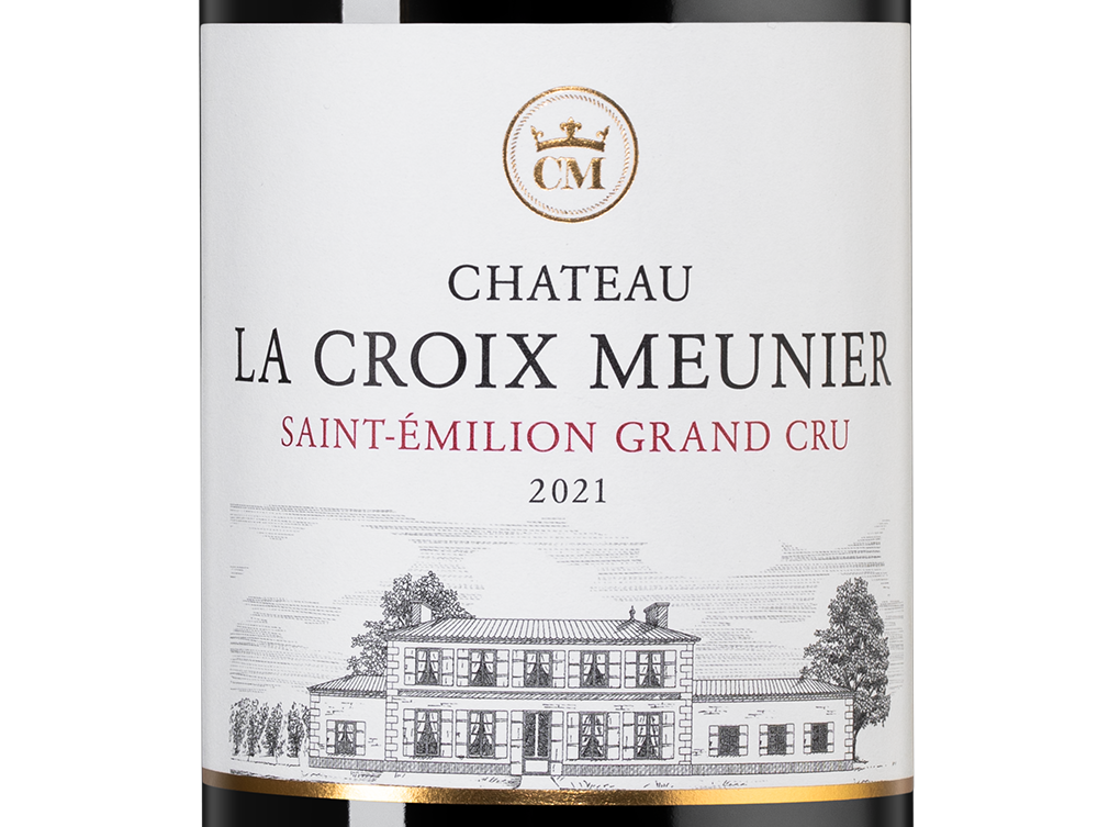 Вино Chateau La Croix Meunier (Saint-Emilion Grand Cru), 2021, (146391), Франция, Бордо, красное, сухое, 0.75 л, Шато Ля Круа Менье, цена 6490 рублей