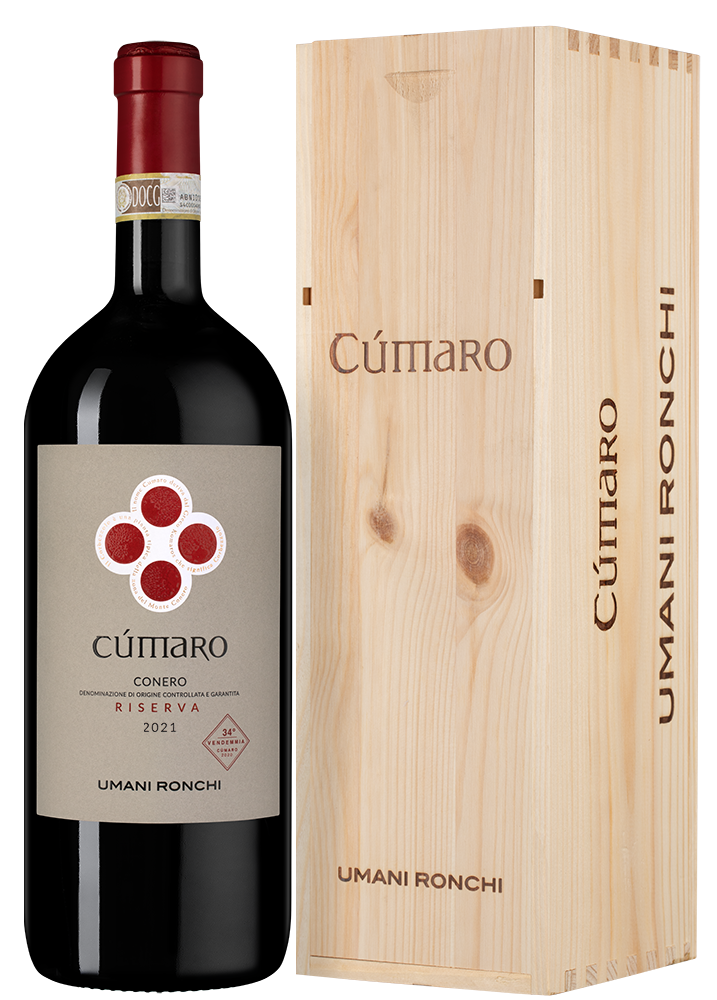 Вино Cumaro в подарочной упаковке, Umani Ronchi, 2021, 1.5л, (151611), Италия, Марке, красное, сухое, 1.5 л, Кумаро, цена 17490 рублей