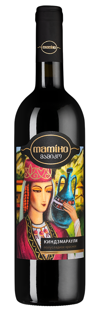 Вино Kindzmarauli Mamiko, Besini, 2023, (146471), Грузия, Кахетия, красное, полусладкое, 0.75 л, Киндзмараули Мамико, цена 1140 рублей