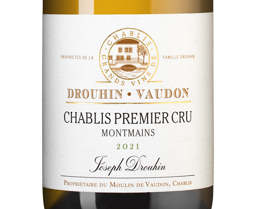 Вино Chablis Premier Cru Montmains, Joseph Drouhin, 2021, 0.375л, (113352), Франция, Бургундия, белое, сухое, 0.375 л, Шабли Премье Крю Монмэн, цена 7990 рублей