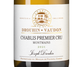 Вино Chablis Premier Cru Montmains, (113352), белое сухое, 2021 г., 0.375 л, Шабли Премье Крю Монмэн цена 6690 рублей