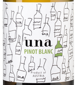 Вино белое полусухое UNA Pinot Blanc