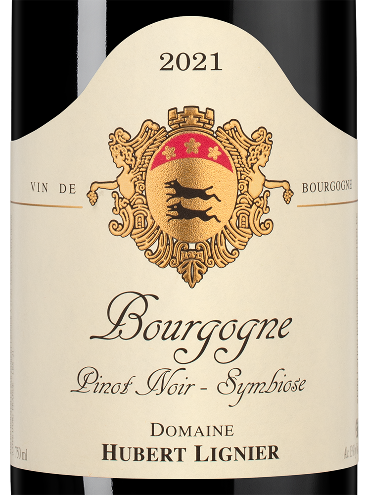 Вино Bourgogne Pinot Noir Symbiose, Domaine Hubert Lignier, 2021, (143931), Франция, Бургундия, красное, сухое, 0.75 л, Бургонь Пино Нуар Самбиоз, цена 10990 рублей