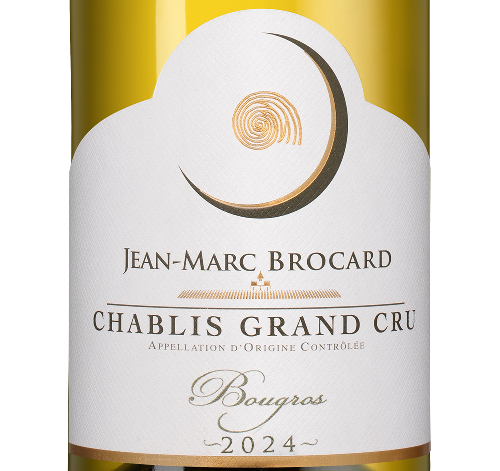 Вино Chablis Grand Cru Bougros, Jean-Marc Brocard (Domaine Sainte-Claire), 2024, (160341), Франция, Бургундия, белое, сухое, 0.75 л, Шабли Гран Крю Бугро, цена 22490 рублей