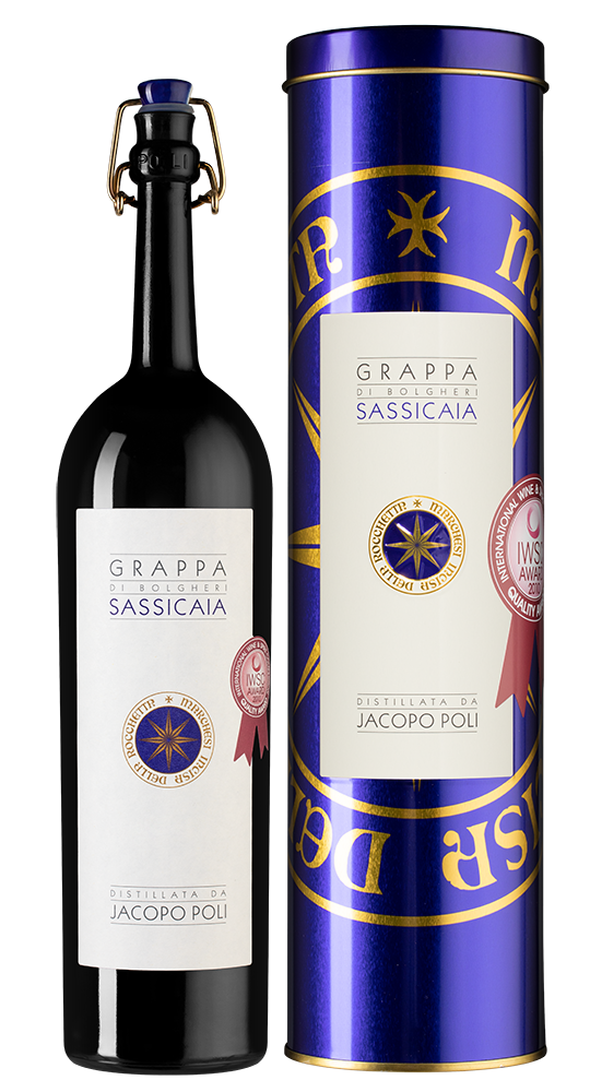 Граппа Grappa Sassicaia в подарочной упаковке, 2016, 0.5л, (138071), Италия, Венето, 0.5 л, Граппа Сассикайя, цена 27490 рублей