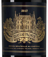 Вино Chateau Palmer, (115100), красное сухое, 2017 г., 0.75 л, Шато Пальмер цена 74990 рублей
