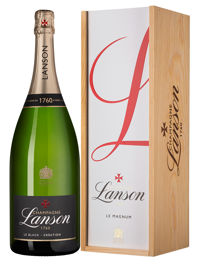 Шампанское Le Black Creation Brut в подарочной упаковке, Lanson, 1.5л, (147340), Франция, Шампань, белое, брют, 1.5 л, Ле Блэк Креасьон Брют, цена 34990 рублей