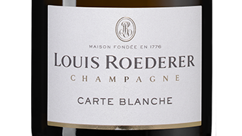 Шампанское Louis Roederer Carte Blanche, (129858), Франция, Шампань, белое, полусухое, 0.75 л, Карт Бланш Деми-Сек, цена 14990 рублей