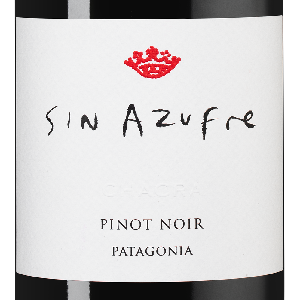 Вино Sin Azufre Pinot Noir, Chacra, 2022, (144675), Аргентина, Патагония, красное, сухое, 0.75 л, Син Азуфре Пино нуар, цена 12490 рублей