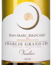 Вино Chablis Grand Cru Vaudesir, (136585), белое сухое, 2020 г., 0.75 л, Шабли Гран Крю Водезир цена 17490 рублей
