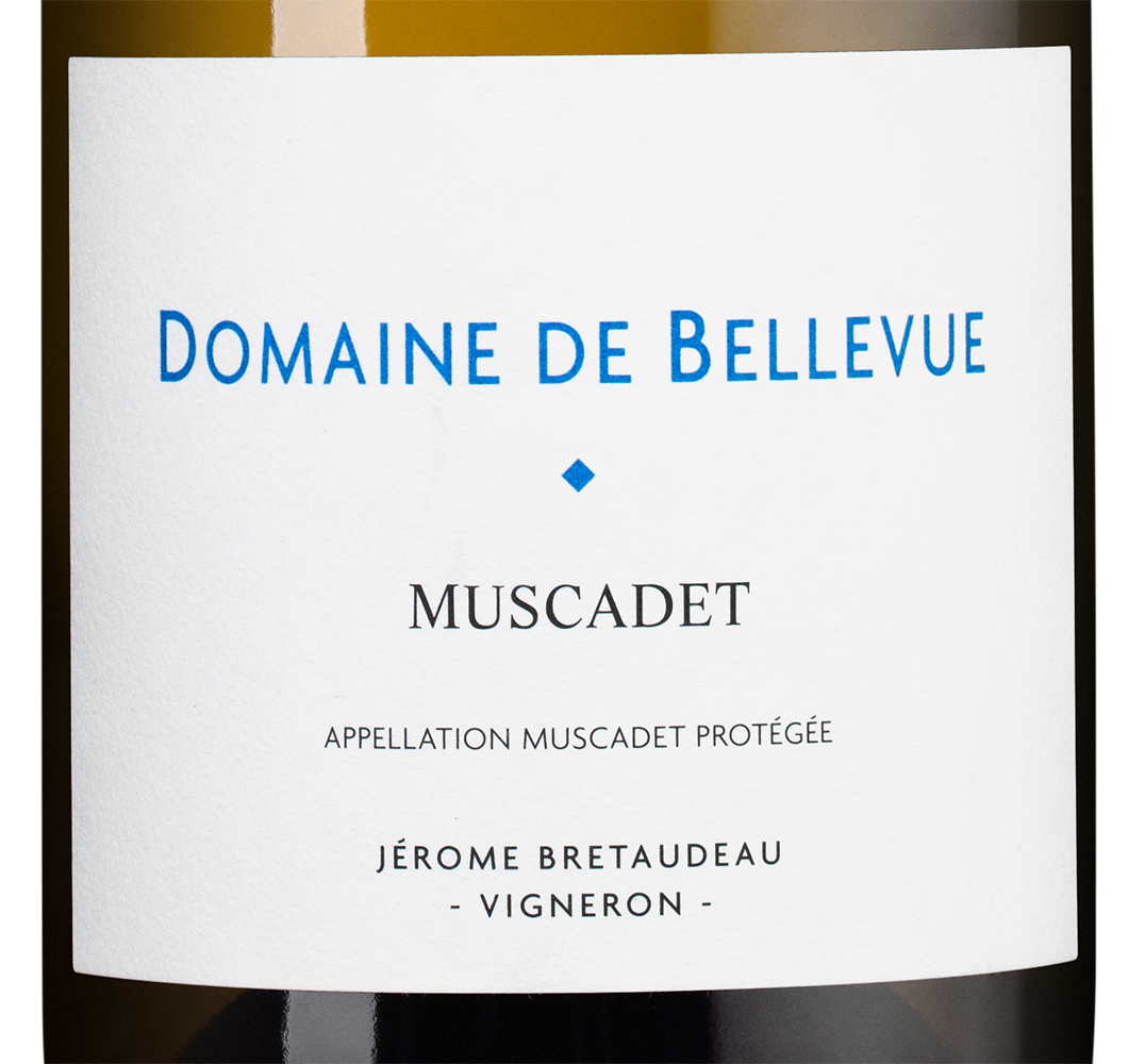 Вино Muscadet , Domaine de Belle Vue, 2020, (126125), Франция, Долина Луары, белое, сухое, 0.75 л, Мюскаде, цена 5790 рублей