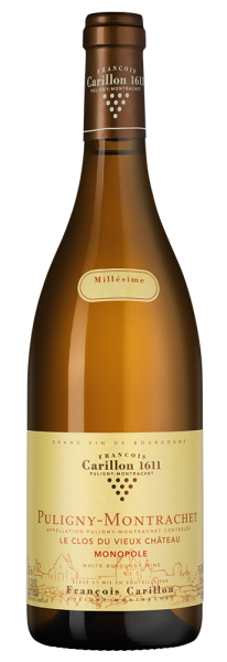 Вино Puligny-Montrachet Le Clos du Vieux Chateau, Francois Carillon, 2022