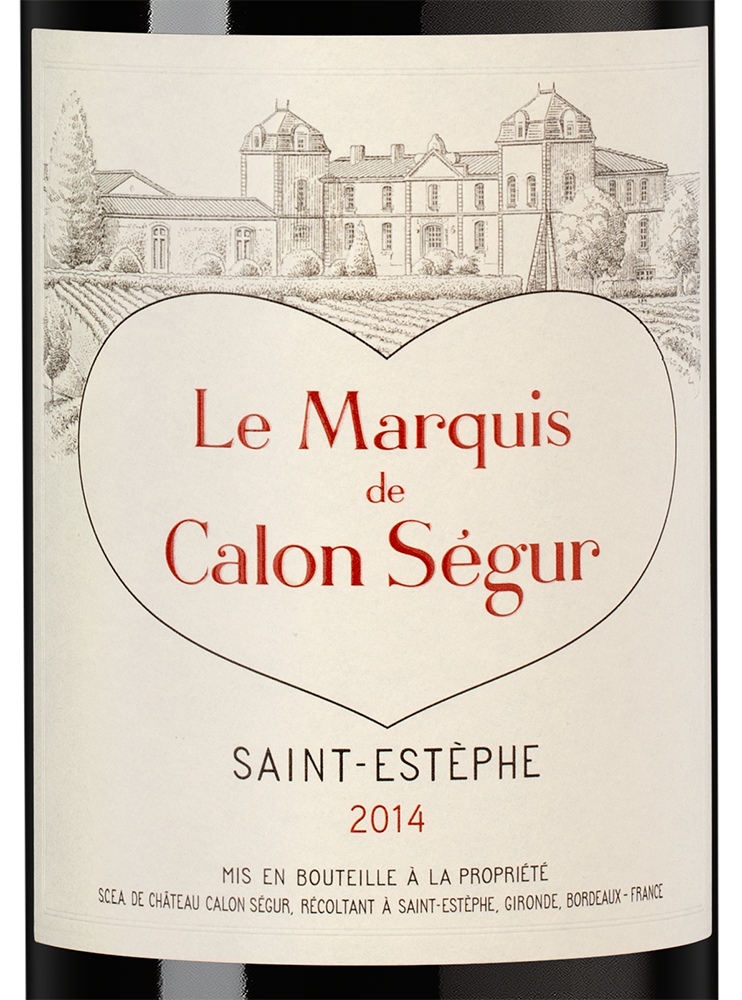 Вино Le Marquis de Calon Segur, Chateau Calon Segur, 2014, 0.375л, (158739), Франция, Бордо, красное, сухое, 0.375 л, Ле Марки де Калон Сегюр, цена 6990 рублей