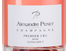 Розовое шампанское и игристое вино Шардоне из Шампани Premier Cru Rose