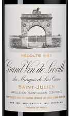 Вино Chateau Leoville Las Cases, (142842), красное сухое, 1983 г., 0.75 л, Шато Леовиль Лас Каз цена 82490 рублей