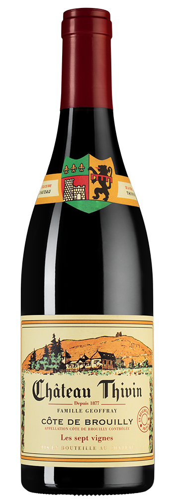 Вино Les Sept Vignes, Chateau Thivin, 2023, (155270), Франция, Бургундия, красное, сухое, 0.75 л, Ле Сет Винь, цена 7790 рублей