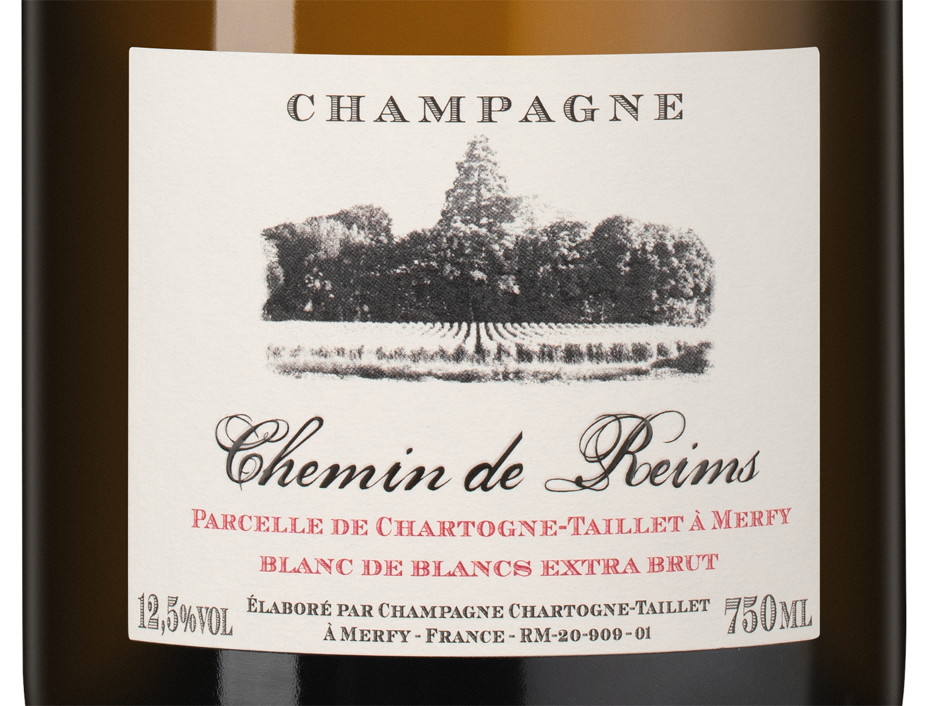Шампанское Chemin de Reims Extra Brut, Chartogne-Taillet, 2019, (148632), Франция, Шампань, белое, экстра брют, 0.75 л, Шемен де Реймс Экстра Брют, цена 27490 рублей