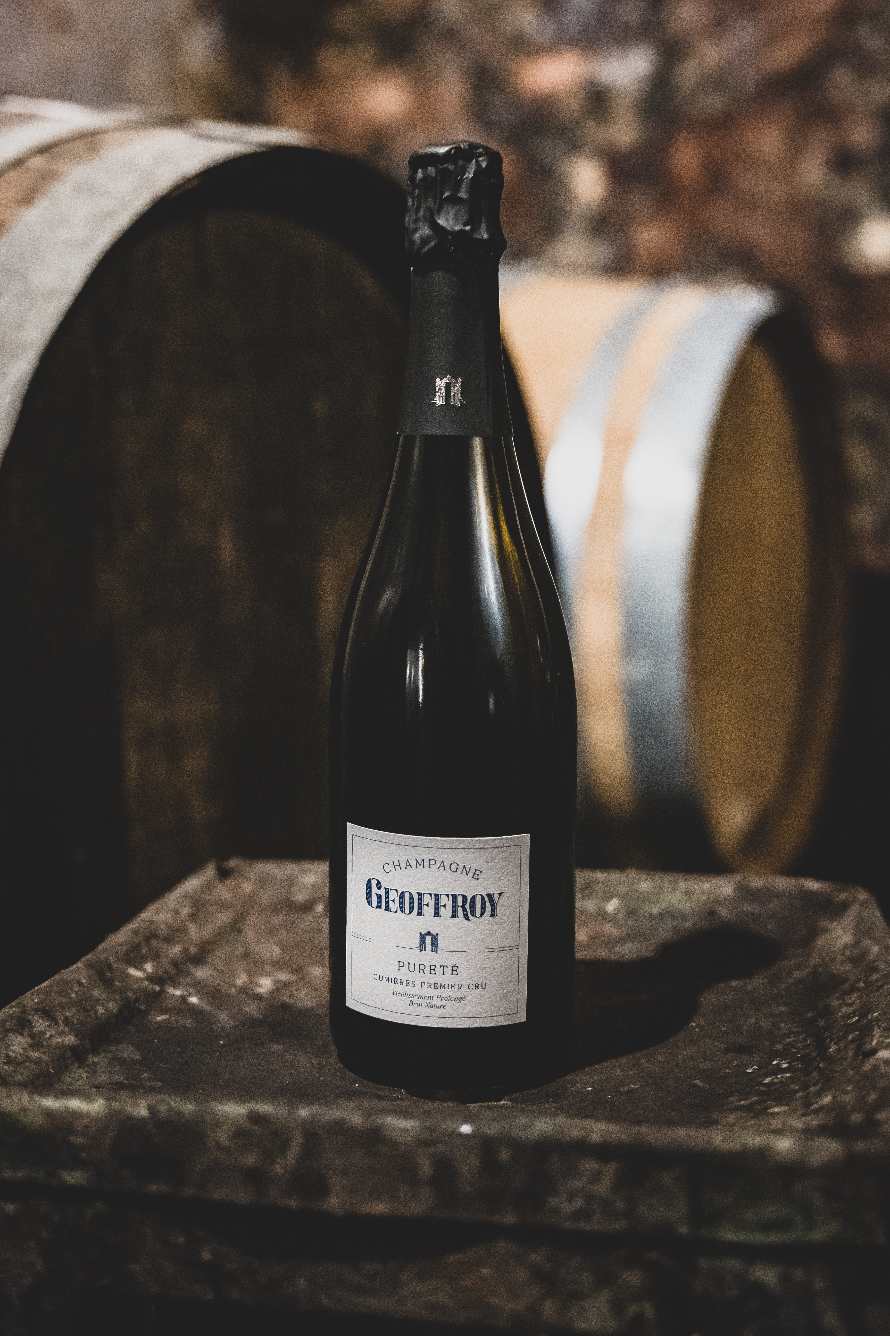 Шампанское Geoffroy Purete Brut Nature Premier Cru, (158568), Франция, Шампань, белое, экстра брют, 0.75 л, Пюрте Премье Крю Брют Натюр, цена 13490 рублей