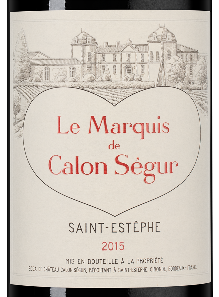 Вино Le Marquis de Calon Segur, Chateau Calon Segur, 2015, 0.375л, (148153), Франция, Бордо, красное, сухое, 0.375 л, Ле Марки де Калон Сегюр, цена 7190 рублей