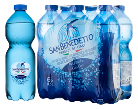Минеральная вода Вода газированная San Benedetto (24 шт.*0.5 л.), (95269), Италия, 0.5 л, Сан Бенедетто (газированная) цена 3720 рублей
