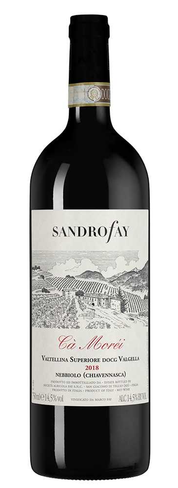 Вино Ca Morei, Sandro Fay, 2018, (137768), Италия, Ломбардия, красное, сухое, 0.75 л, Ка Морей, цена 10490 рублей