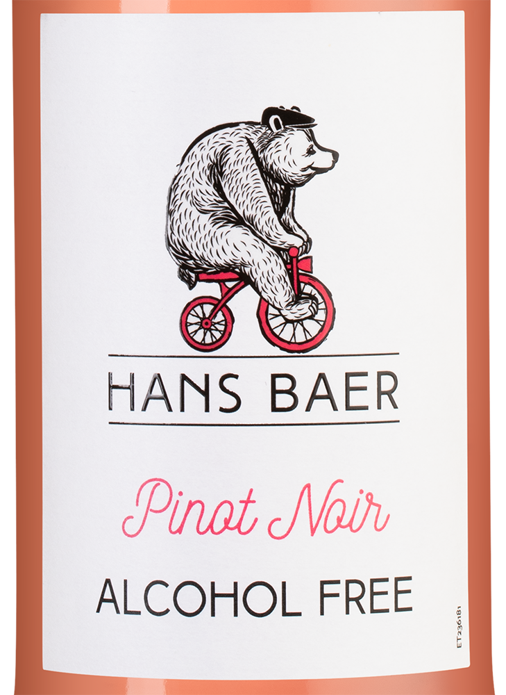 Вино безалкогольное Hans Baer Pinot Noir, Low Alcohol, 0,5%, Weinkellerei Hechtsheim, (152352), Германия, Рейнгессен, 0.75 л, Ханс Баер Пино Нуар Розе Безалкогольное, цена 1440 рублей