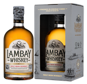 Крепкие напитки из Ирландии Lambay Malt Irish Whiskey в подарочной упаковке