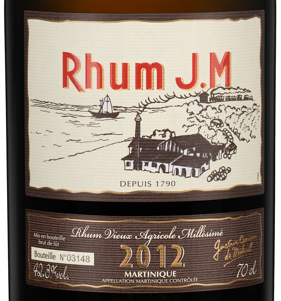 Ром Rhum J.M Millesime в подарочной упаковке, (146007), Франция, Мартиника, 0.7 л, Ром Джей Эм Миллезим 2011, 9 лет, цена 23990 рублей