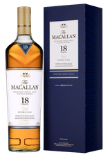 Виски Macallan Double Cask Matured 18 Years Old в подарочной упаковке, (145896), gift box в подарочной упаковке, Односолодовый 18 лет, Шотландия, 0.7 л, Макаллан дабл каск 18 лет цена 59190 рублей