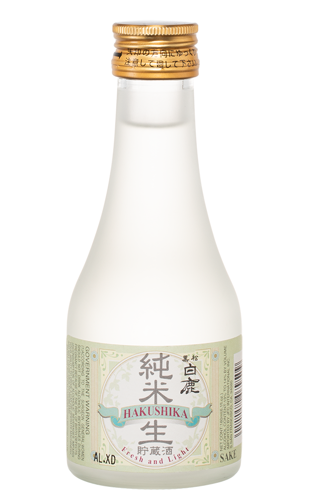 Саке Hakushika Fresh&Light Junmai Namachozо, 0.18л, (119118), Япония, Хёго, 0.18 л, Хакусика Фреш & Лайт Дзюнмай, цена 1240 рублей