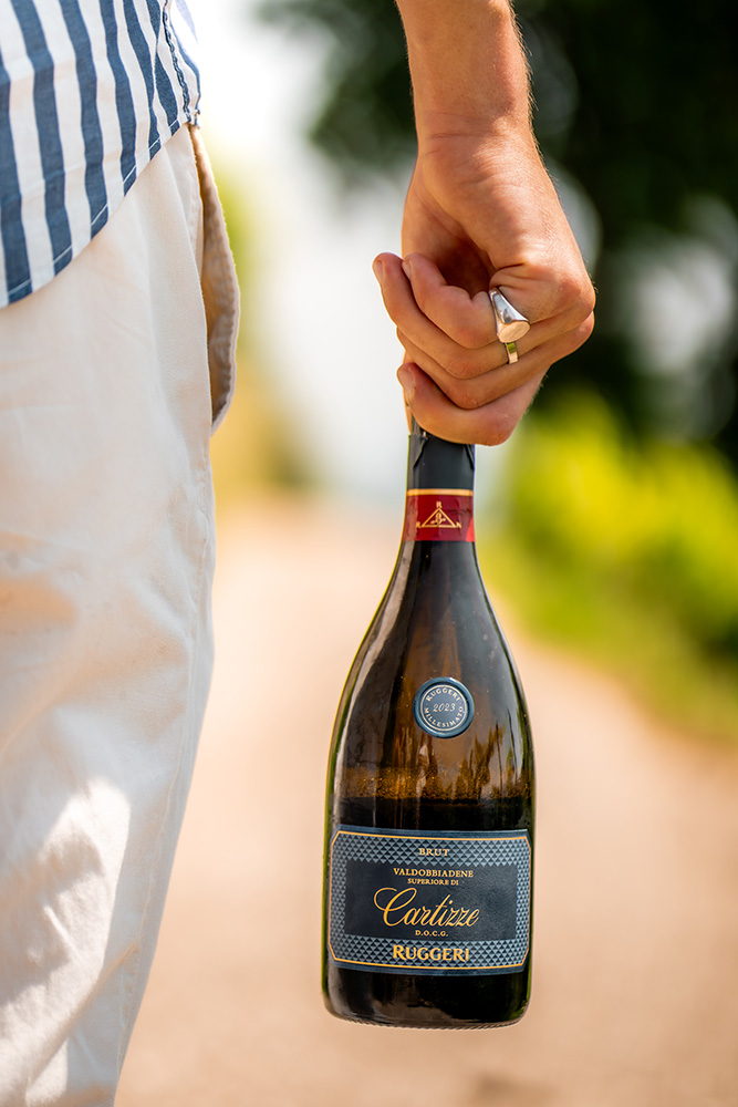 Игристое вино Prosecco Valdobbiadene Superiore di Cartizze Brut в подарочной упаковке, Ruggeri, 2023, (151494), Италия, Венето, белое, брют, 0.75 л, Просекко Вальдоббьядене Супериоре ди Картицце Брют, цена 7790 рублей