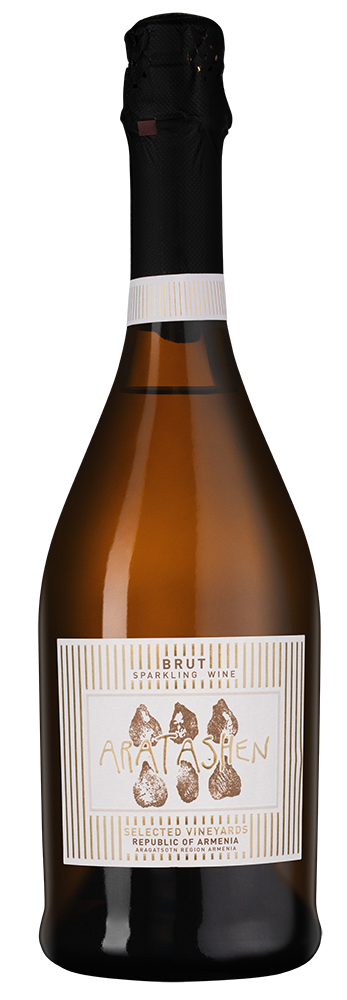 Игристое вино Aratashen Brut, Armenia Wine, 2023, (142960), Армения, Арагацотн, белое, брют, 0.75 л, Араташен Брют, цена 1490 рублей